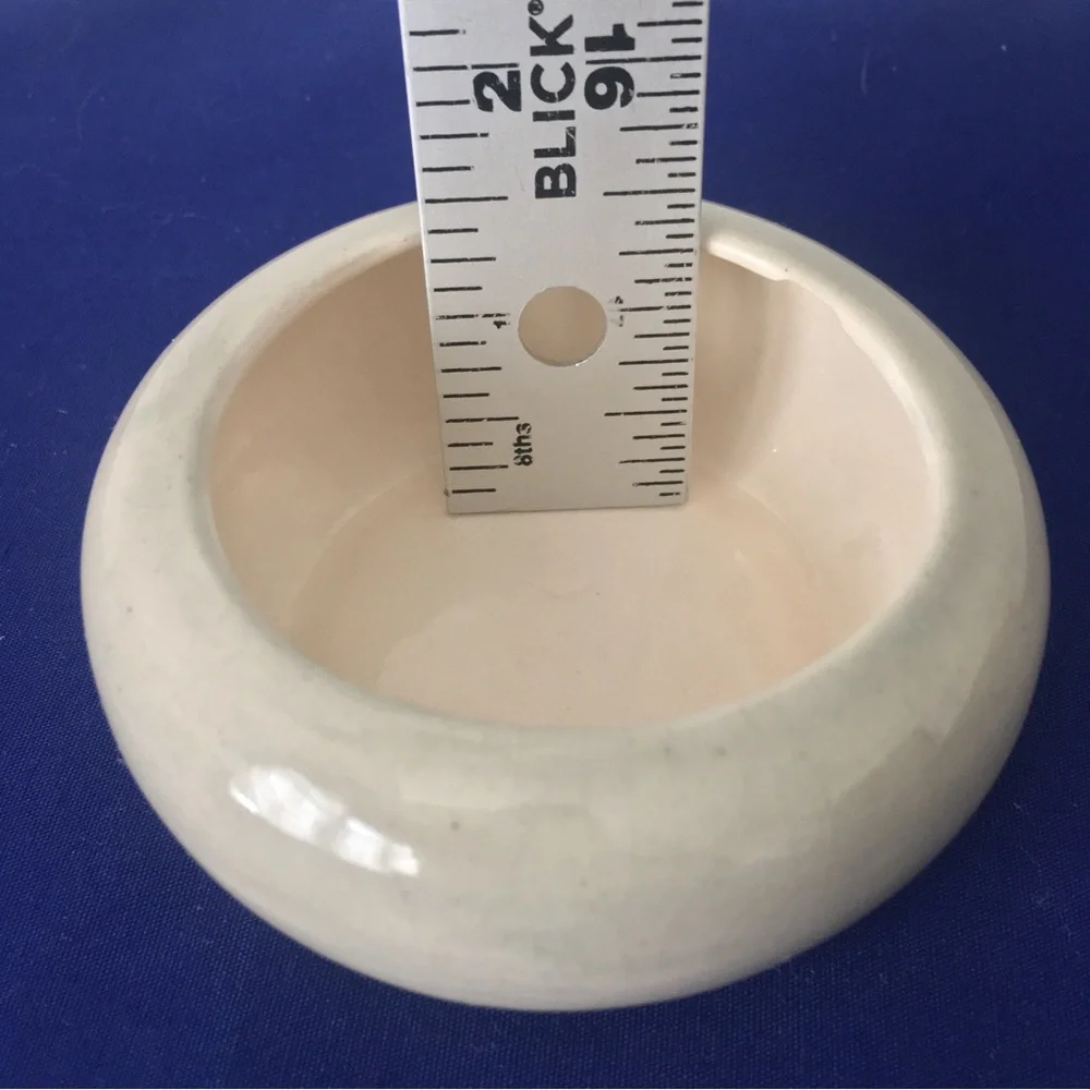 Vintage Handmade Ceramic Cat Jewelry Dish